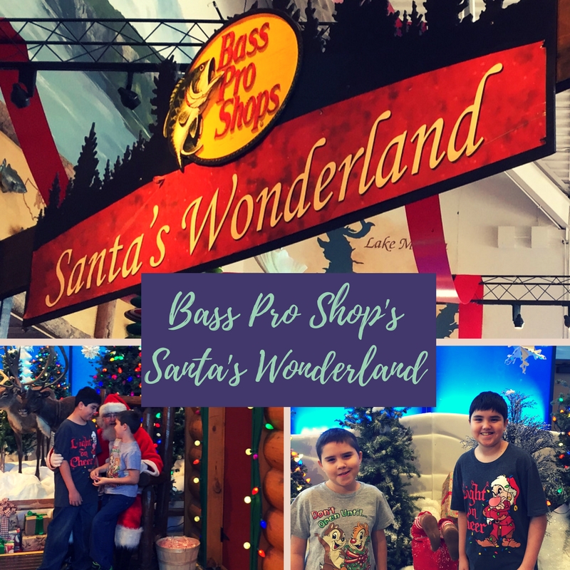 Bass Pro Shop Santa's Wonderland: Free Santa pictures and activities for kids.