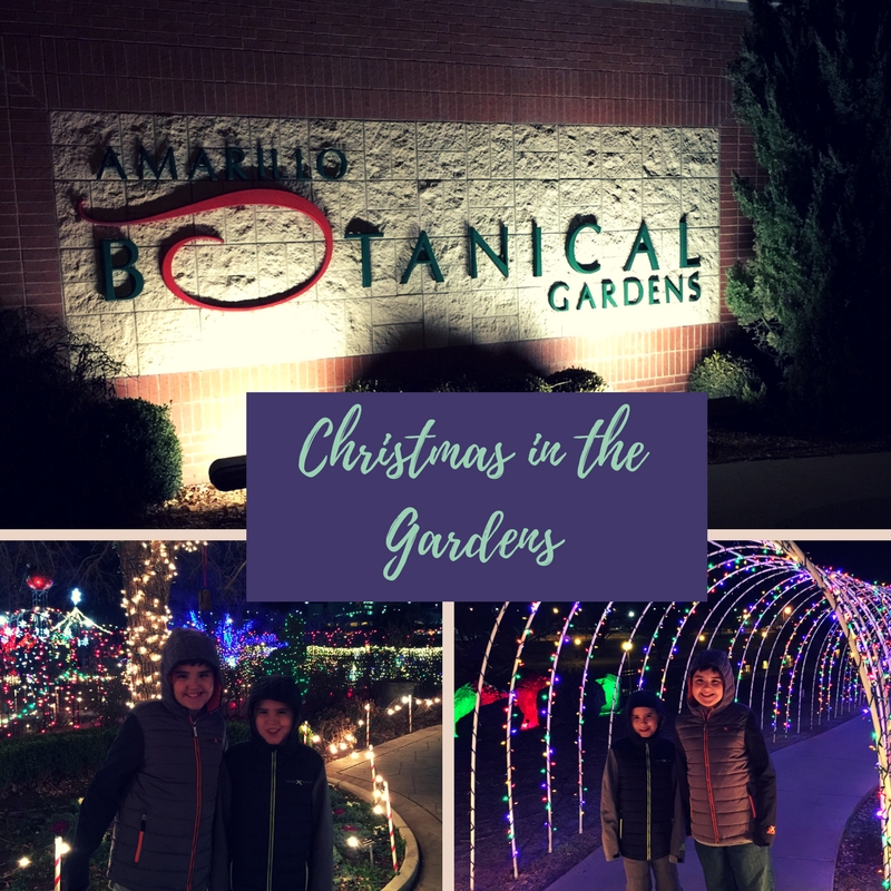 Christmas in the Gardens at the Amarillo Botanical Gardens