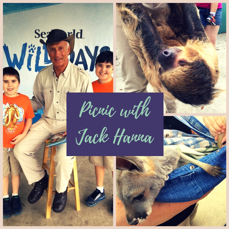Picnic with Jack Hanna at Sea World San Antonio Texas