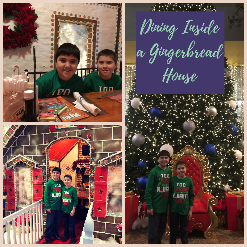 Dining Inside a Gingerbread House at the Great Wolf Lodge