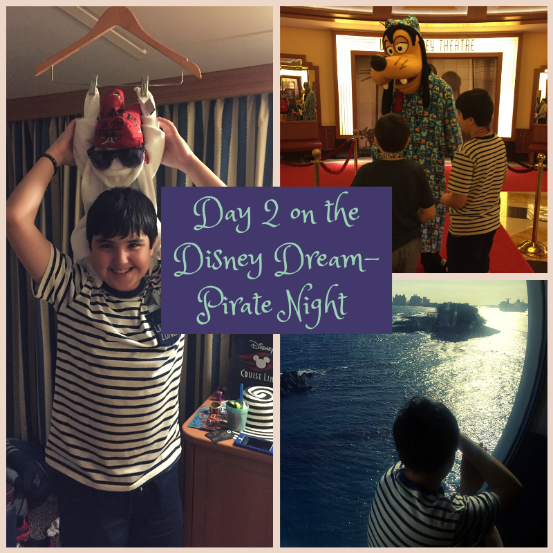 Disney Cruise on the Dream Day 2- Pirate Night